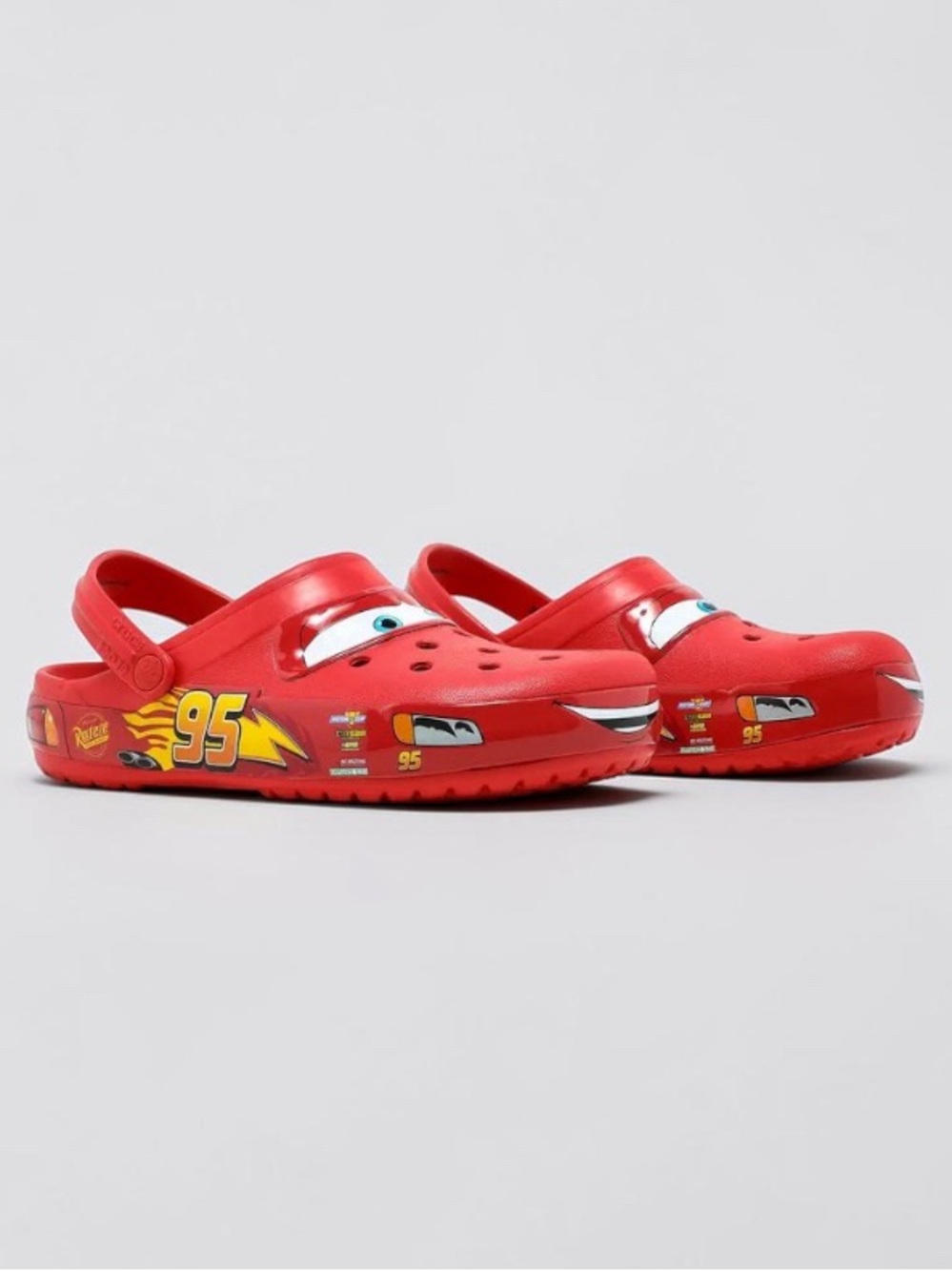 Rare Cars x Crocs Classic Clog 2021 Lightning Mcqueen Crocs Men 7 Women 9 Red